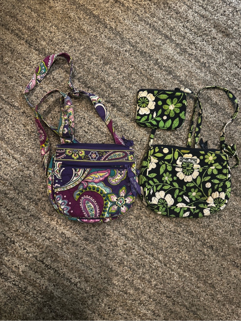 Vera Bradley 3 pc lot one small coin keeper take all one price wow get all seen - Picture 2 of 2